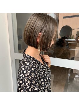 ミント(mint) ミニボブ/ボブ/ショートボブ/グレージュ