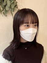 ヘアー ミュゼ 柱店(HAIR Musee) ワイドバング/ピンクブラウン