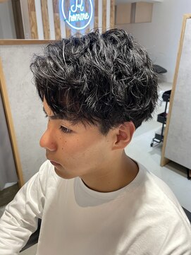 アールオム(R...homme) スパイラルパーマ