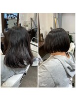 ムーブ(Moob)&nbsp;縮毛矯正をかけて収まりを抑え扱いやすい髪へ【別府】