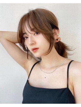 ベル 銀座並木通り店(Belle) 大人気韓国風ヘア シースルーバング サイドバング くびれヘア