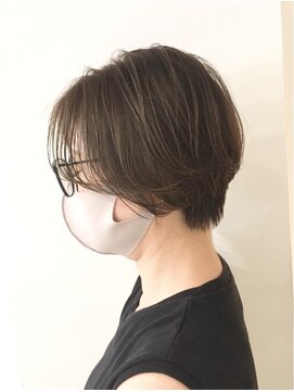 リアン(LieN) コンパクトショート×ハイライト入りベージュカラー