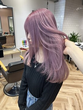 ループウエスト(LOOP WEST) ピンクベージュ1211