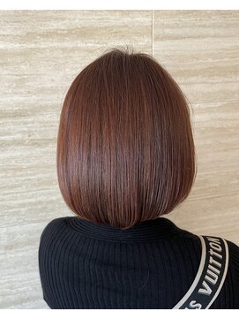 ヘアー スニップ(hair snip) 愛されピンクブラウンハイライト【上桂/桂】