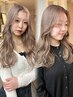 【門脇指名限定】ブリーチ＋イルミナカラー＋カット /心斎橋/なんば