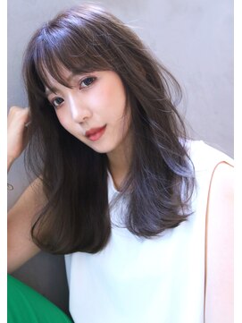 ブラン 広島本通(Blanc) 【Blanc】レイヤーカット＿グレージュカラー＿透明感カラー