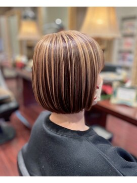 たかはし美容室 白髪ぼかしカラー/アンブレラカラー