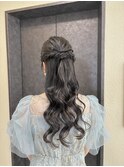 大人っぽハーフアップ★