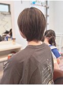 白髪染め白髪ぼかし大人ショートボブ大人かわいい30代40代50代