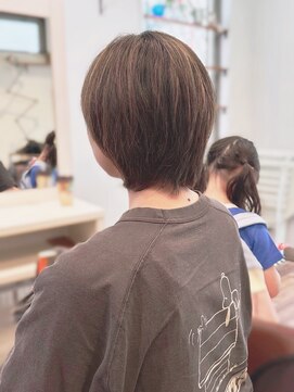 ランデ(RANDE) 白髪染め白髪ぼかし大人ショートボブ大人かわいい30代40代50代