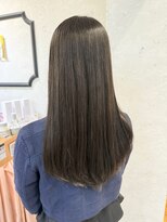 ロンドプランタン 恵比寿(Lond Printemps) ミニウルフレイヤーカット顔周り前髪韓国ミディアムロング