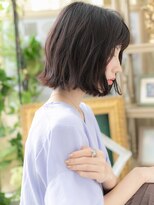 カバーヘア ブリス 戸田公園西口店(COVER HAIR bliss) ★アースカラー似合わせカット小顔切りっぱなしボブ20代30代★1