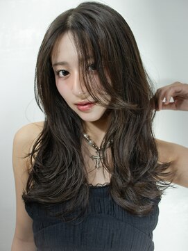 ヘアーロギア 栄店(hair LOGiA) ダークベージュ　エアリーロング