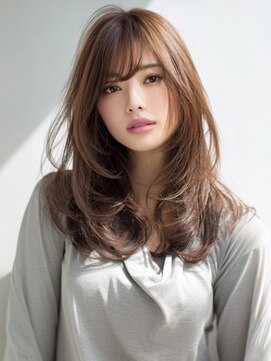 アルトリスト(Altruist Aging×HAIR&SPA) ★ダークアッシュ大人ガーリーボブ着物ミディアムレイヤーカット