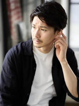 ファイブシーン アオヤマ(5SCENE AOYAMA) メンズボブウルフメンズミディアムレイヤーカットメンズウルフ