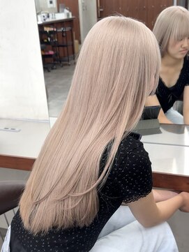 ニコ トウキョウ 渋谷(nico TOKYO) ダブルカラーミルクティーベージュピンクブラウンロングレイヤー