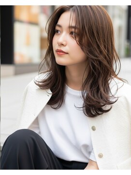 レフラム 獨協大学前店(le:fro:m) 美髪レイヤーカット/顔まわりレイヤー/ストレートロングレイヤー