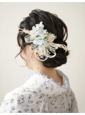 着物 推し活 ロング へアメ ヘアセット カチモリ 大阪