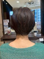 ヘアリゾート粋 ティガ 池袋店(tiga)&nbsp;透明感ブラウン/大人ショート/レイヤーカット