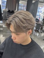 キングオブヘア バイ ノイズ 梅田茶屋町店(KING of hair by NOISM)&nbsp;ミルクティーベージュセンターパート