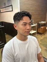 ワンワンオー バーバーショップ 博多店(@110 BARBER SHOP)&nbsp;ツーブロックショートカルマヘアスリックバックジェットフェード