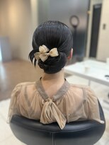 ブラン バイ アールオー(Blan by Ro)&nbsp;【結婚式お呼ばれヘアセット】カチモリシニヨン