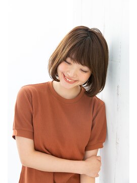 ガーデン ムサシコスギ(GARDEN MUSASHIKOSUGI) ナチュラルボブ/フォギーアッシュ/結べる長さ/セミディ/小顔ヘア