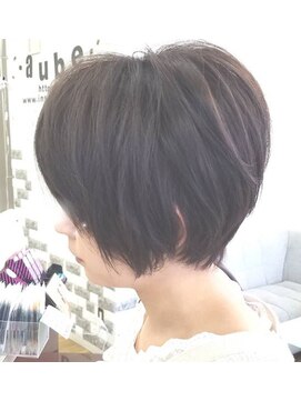 美容室オーブ おいらせ店 ハンサムショート×ラベンダーアッシュ