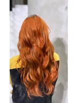 アイス(ice)&nbsp;波巻き/アプリコットオレンジ/プリカール/外国人風