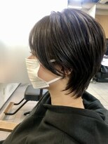 ペネロープ(Penelope)&nbsp;ショート/ショートウルフ/グレージュ　担当　夕島