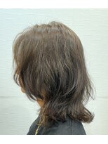 ラテルネ 名駅店(Laterne)&nbsp;ハンサムミディパーマ/アッシュベージュ/鎖骨ミディアム/ウルフ