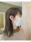 『Noele』切りっぱなしロブ×もみれ毛×流せる前髪☆