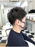 MEN'S HAIR センターパート サイドパート 韓国マッシュ