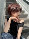 NUDE シースルーバング 20代 30代 40代 大人ショートボブ