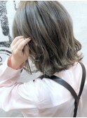 大人可愛い小顔ミディ20代30代レイヤーインナーウルフ北千住42