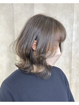 スラッシュ(SLASH) 髪質改善/グレージュ/透明感カラー/ナチュラル/艶髪