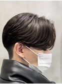 ニュアンスパーマ/韓国マッシュ/ダークアッシュ/ベリーショート
