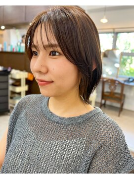 ペイジヘアー(paige hair) 大人可愛いレイヤーボブ☆ブラウンベージュ