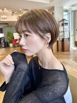 ビュートリアム 南青山(BEAUTRIUM)&nbsp;大人可愛い丸みショート　耳掛けショート　30代40代50代　表参道