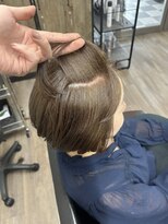 ヴィフ 大船(VIF)&nbsp;白髪ぼかし脱白髪染めショートヘアショートボブカット