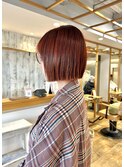 大人マッシュショート丸みショート黒髪ショートベリーショート