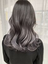 ルノン(LUNON)&nbsp;ダークグレージュ×シルバーカラー　グラデーションカラー/韓国