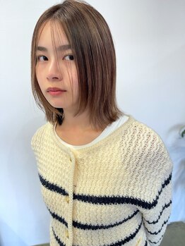 スリー(THREE)の写真/<高幡不動駅3分>良質な厳選された薬剤のみを使用！低ダメージ施術×色味を楽しむグレイカラーをあなたに♪