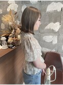 【soie/shiho】アッシュベージュ