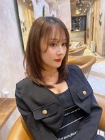 ロンドローズ 名古屋(Lond damaskRose)&nbsp;顔周り ボブ 韓国 レイヤー ダブルカラー 名駅 リタッチ 405