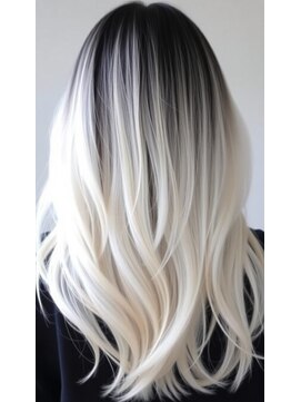 クールドセリエ 新宿南口店(Coeur de cellier) ホワイトバレイヤージュ