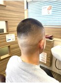 楽々ノーセットスタイルハイスキンフェードボウズ