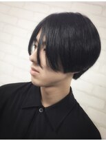 ラックスビーギャラリー なんば駅前店(LUXBE GALLERY)&nbsp;＊津村＊style by LUXBE＊モード系・センターパート