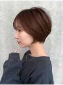 ●杉浦イメチェン外ハネボブ美髪ワイドバングレイヤーショート19
