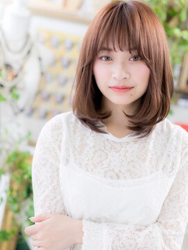 カバーヘア ブリス 上尾西口店(COVER HAIR bliss) フェザーバングくせ毛風内巻きワンカールh4上尾20代30代40代